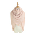 Mulheres Senhoras Venda quente Macio Longo Gracioso Pashmina Cashmere cachecol e borlas de urdidura Design inverno quente para meninas